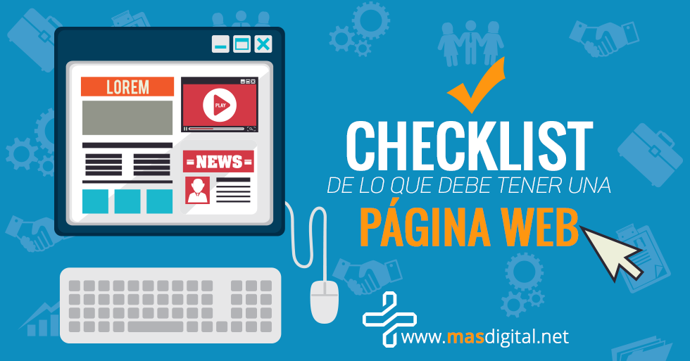 Checklist de lo que debe tener una página web